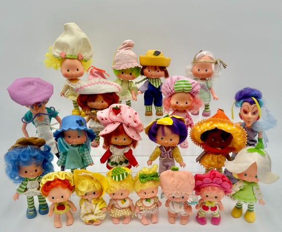 1980年代のヴィンテージ ケナー ストロベリーショートケーキ＆フレンズ