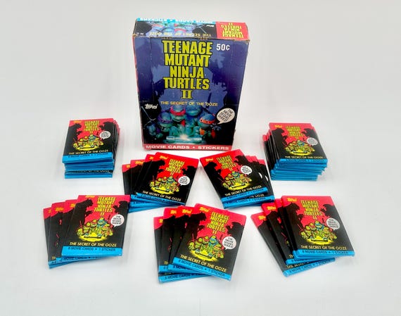 Vintage Playmates 1991 Teenage Mutant Ninja Turtles Topps Movie