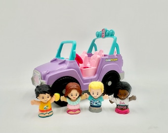 Fisher-Price Little People Barbie Beach Cruiser with Music and Two Extra Figures