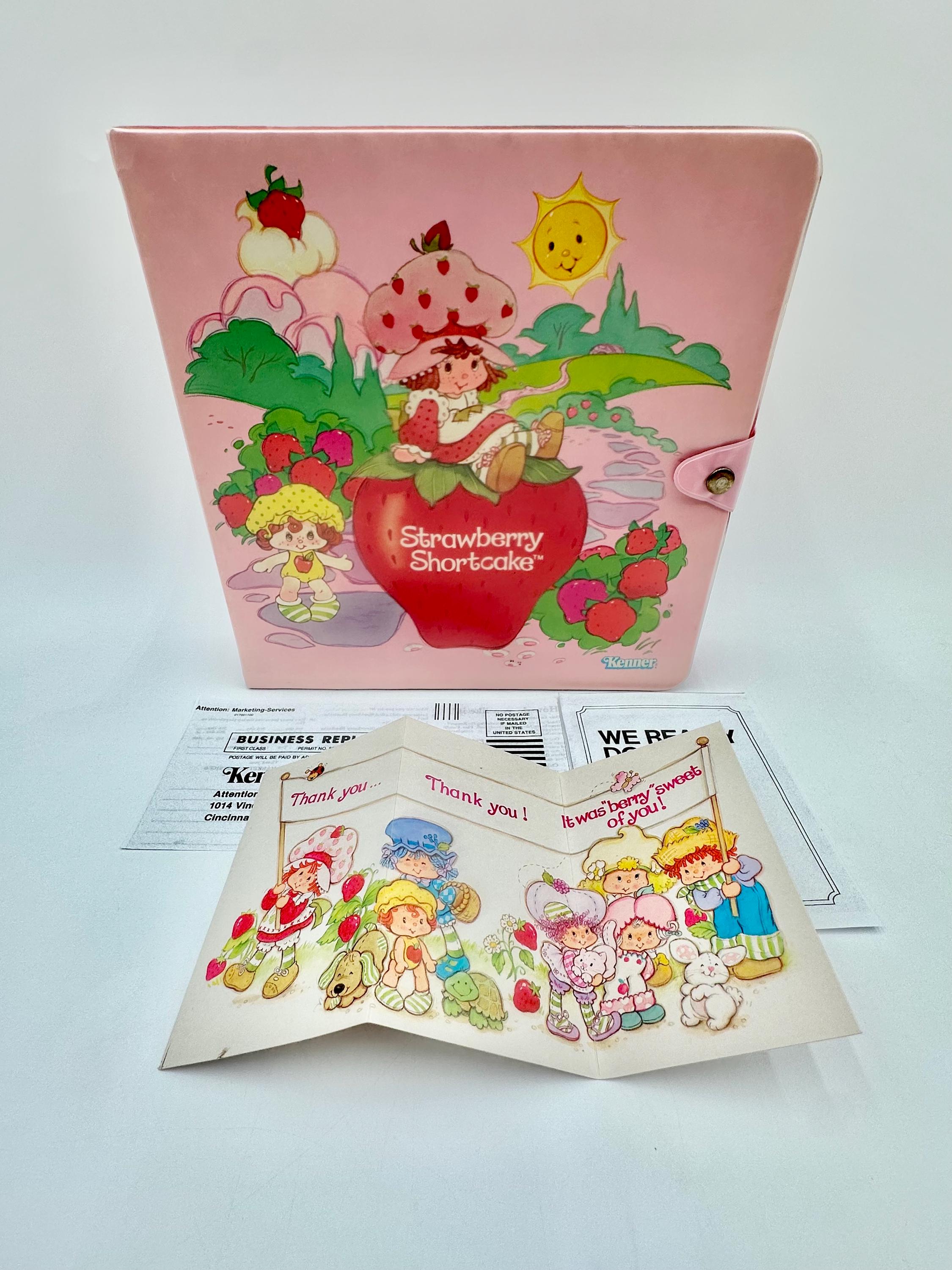 Vintage Kenner 1980's Strawberry Shortcake Storybook Storage