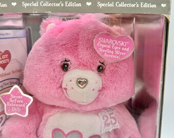 25th Anniversary 2007 Care Bear Pink Love-a-lot Bear Special