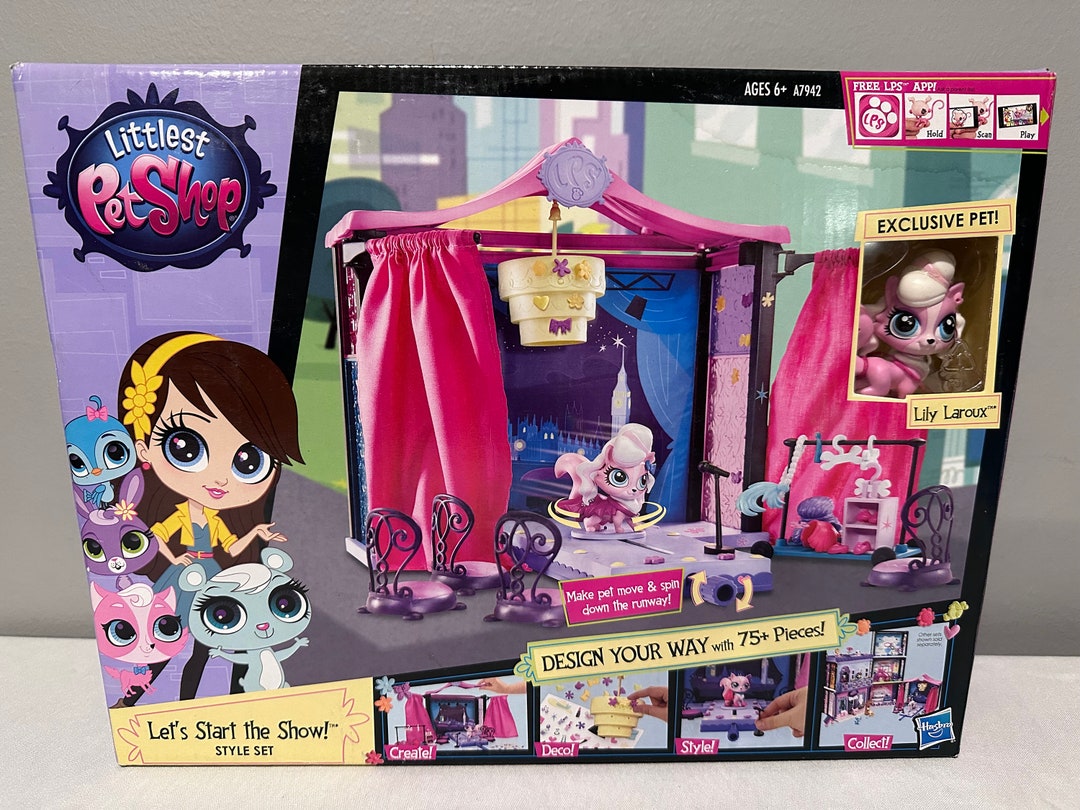 Hasbro Littlest Pet Shop Style Set Doll Playset 