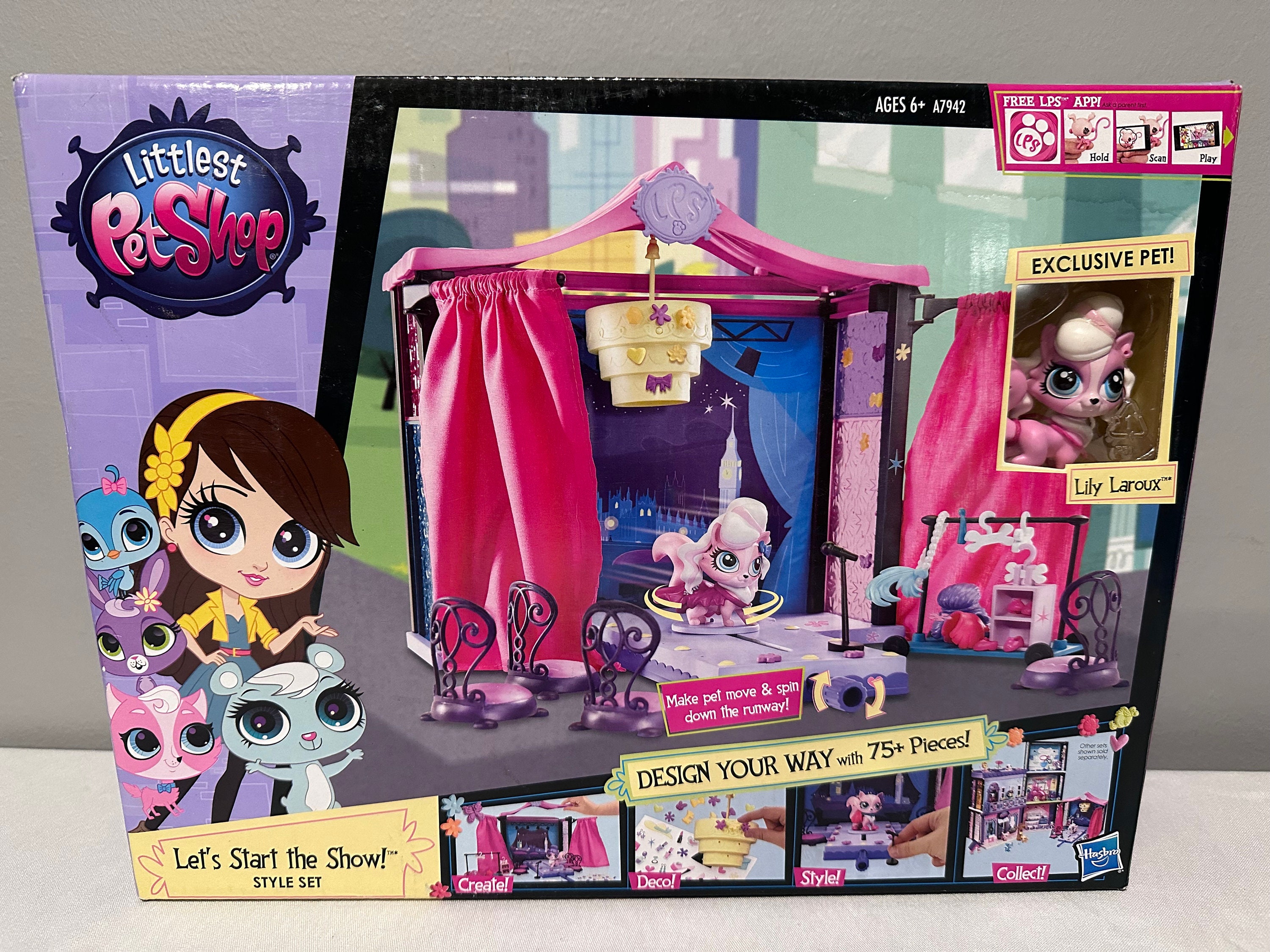 LPS #2263 LITTLEST PETSHOP ORIGINAL AUTHENTIC FLAMANT ROSE FLAMINGO HASBRO