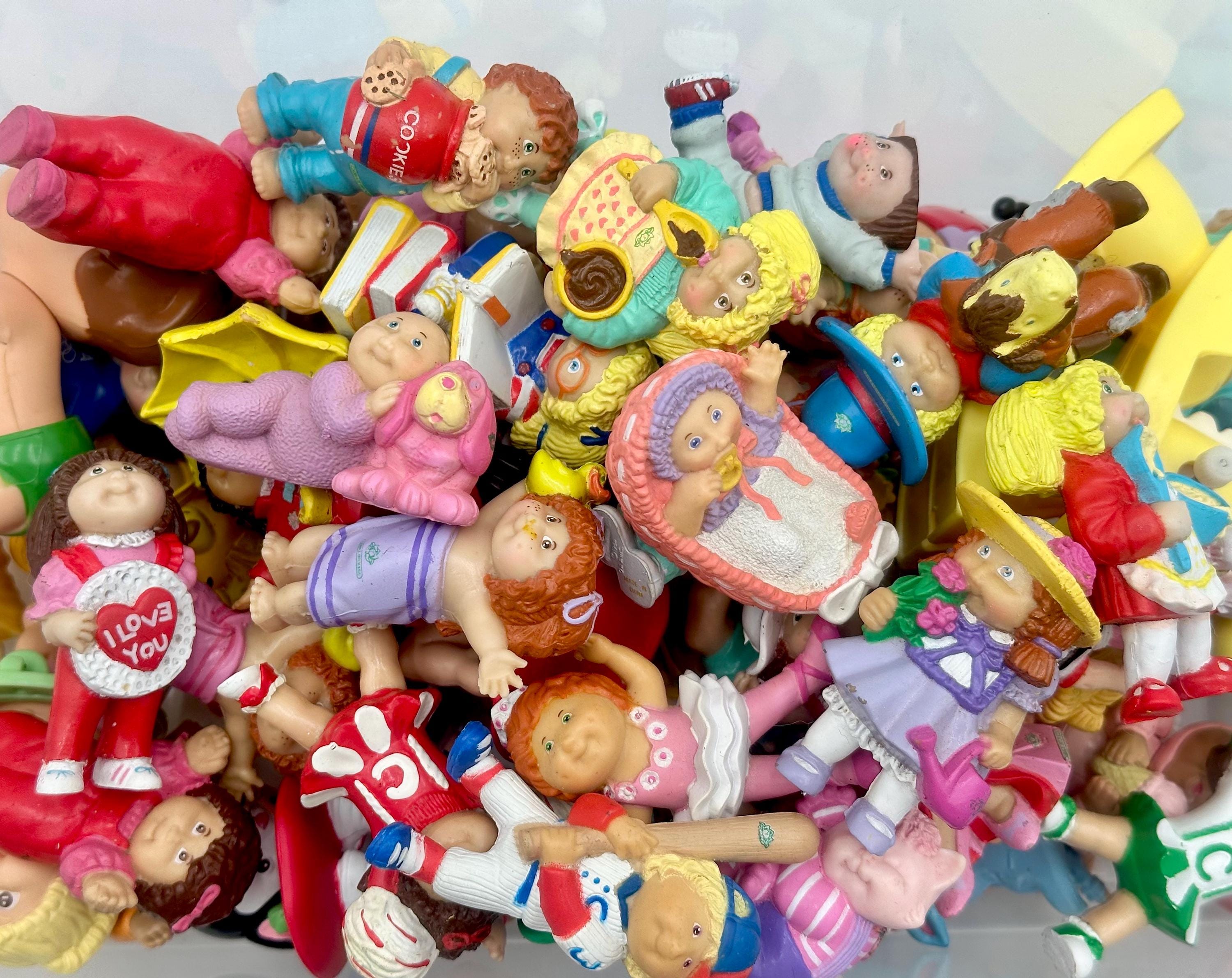 Miniaturas de PVC de Cabbage Patch Kids de los años 80 - Etsy México, image size:3000x2383