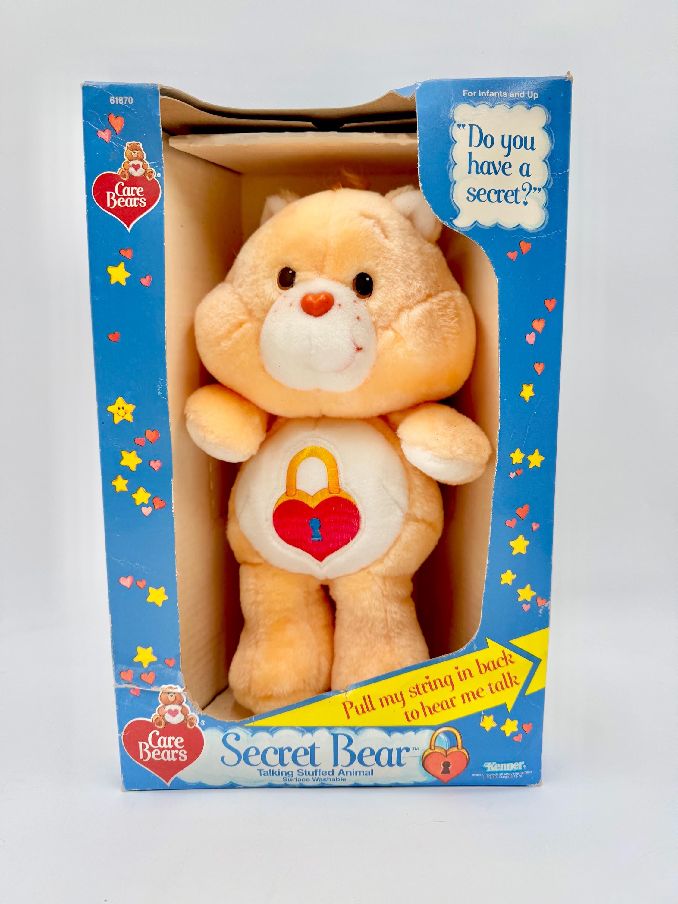 Vintage 1985 Talking Secret Care Bear New in Box No.61870 - Etsy