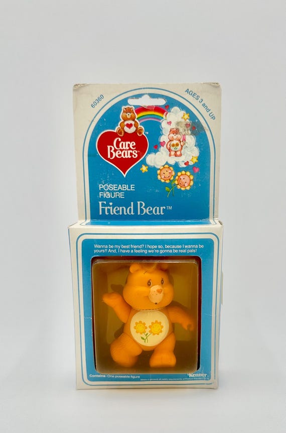 Vintage Kenner 1980s Care Bear Poseable Friend Bear New in