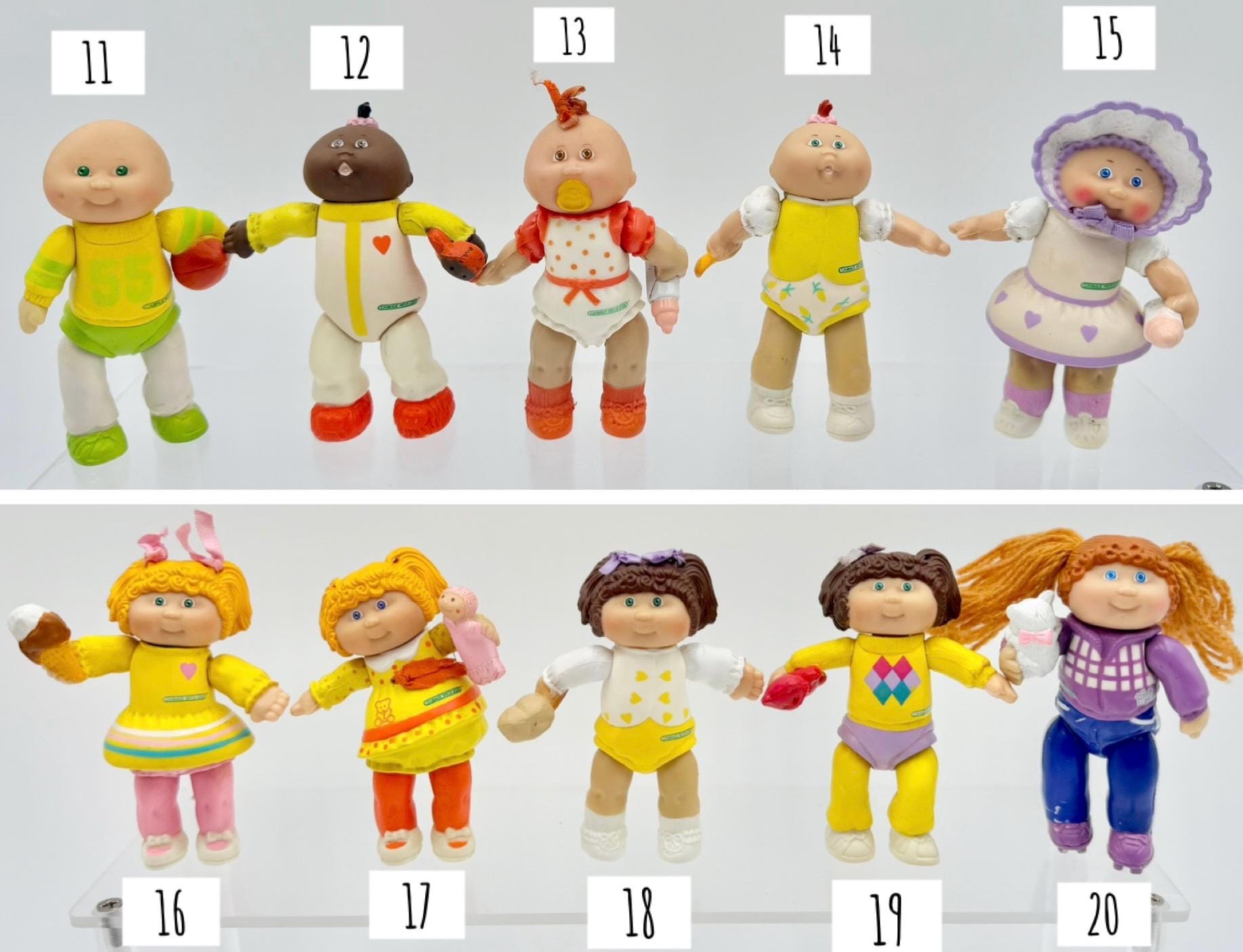 1980年代のヴィンテージ キャベツパッチキッズ ポーズ可能フィギュア 