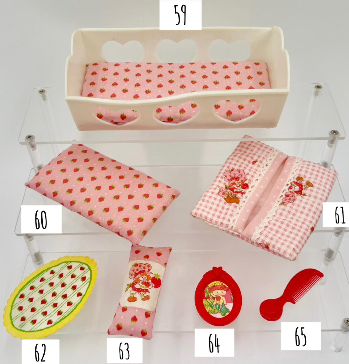 Vintage 1980s Strawberry Shortcake Berry Happy Home Furniture