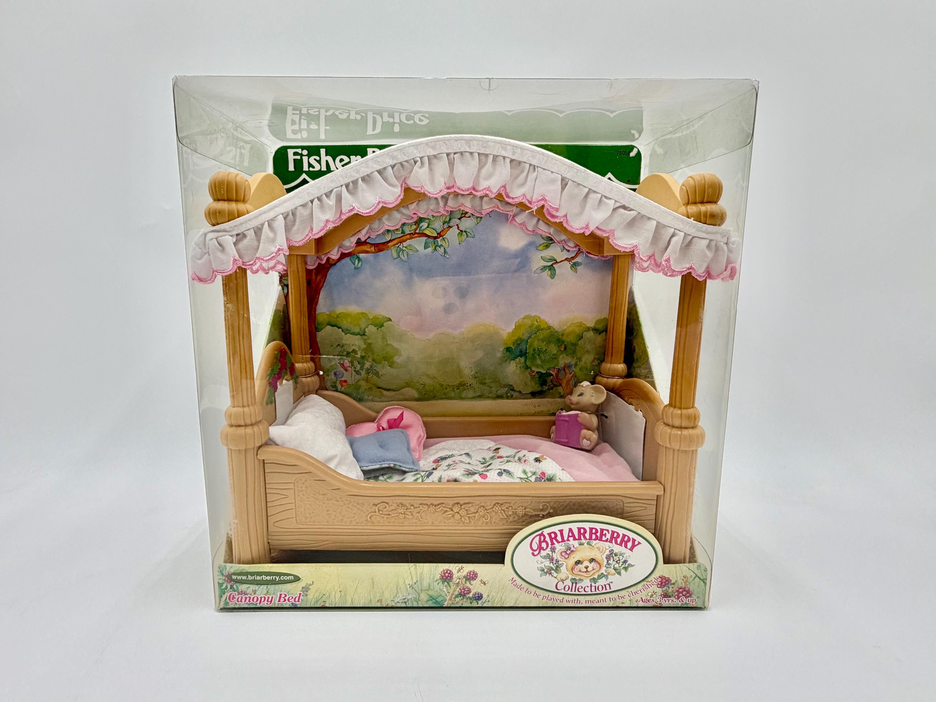 Vintage 2000 Fisher-price Briarberry Collection Canopy Bed New in