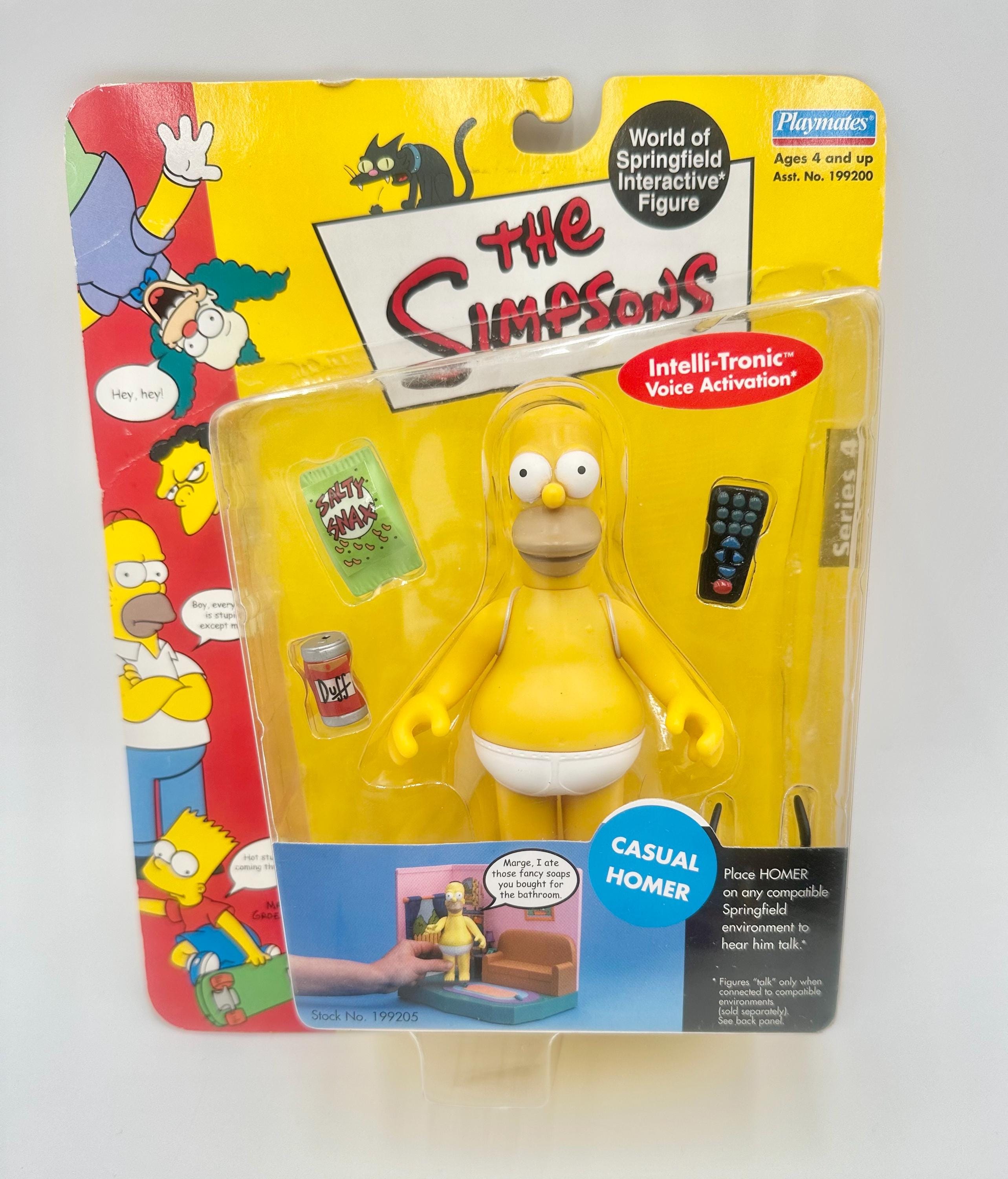 ヴィンテージ プレイメイツ ザ・シンプソンズ ワールド・オブ・スプリングフィールド インタラクティブ アクションフィギュア カジュアル ホーマー  新品パッケージ No.199205 - Etsy 日本