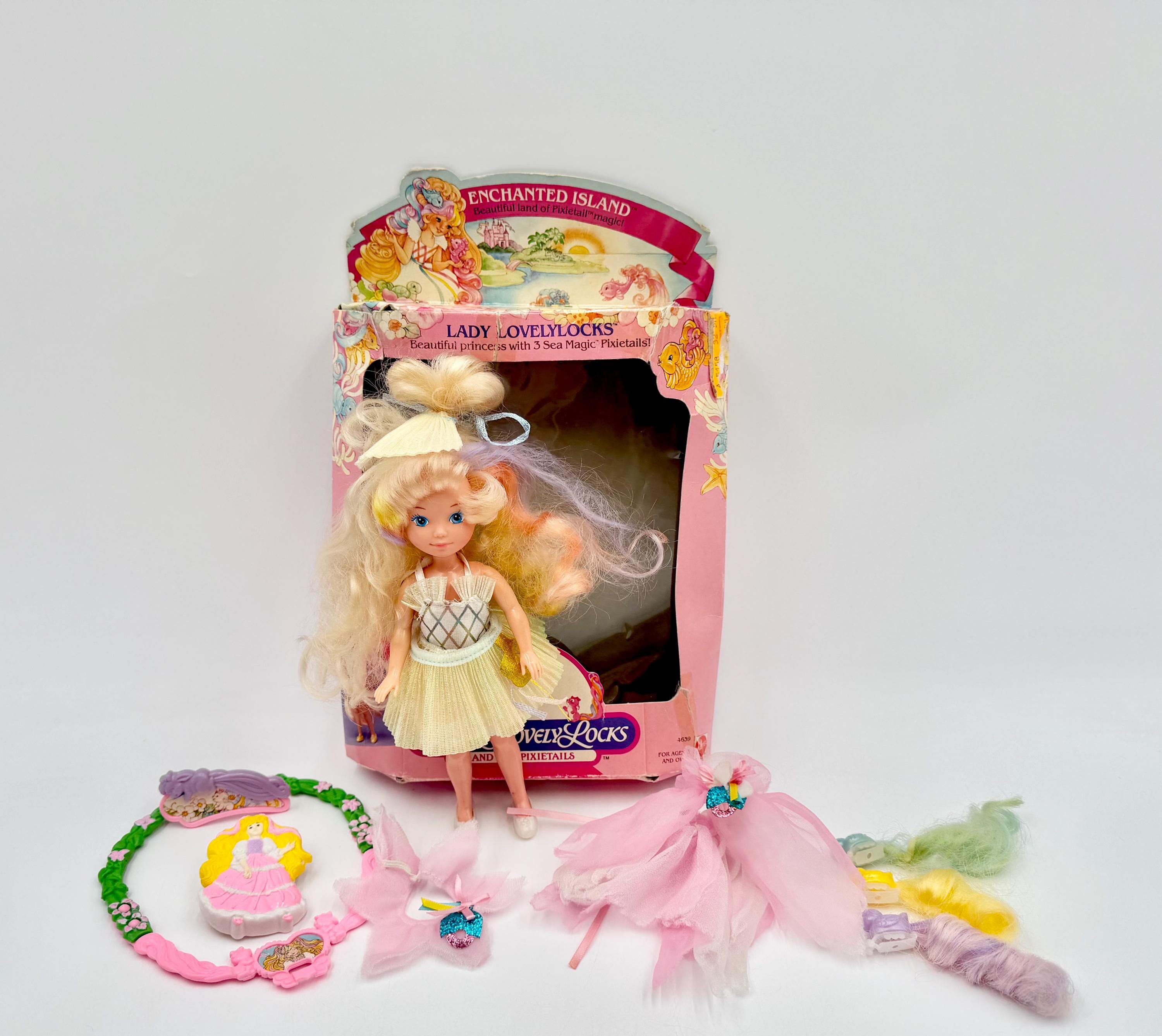 Vintage Mattel 1980s Lady Lovely Locks and the Pixie Tails