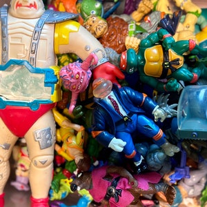 Vintage Playmates Teenage Mutant Ninja Turtles Amigos y enemigos/Cartas/Armas *Cada uno se vende por separado*