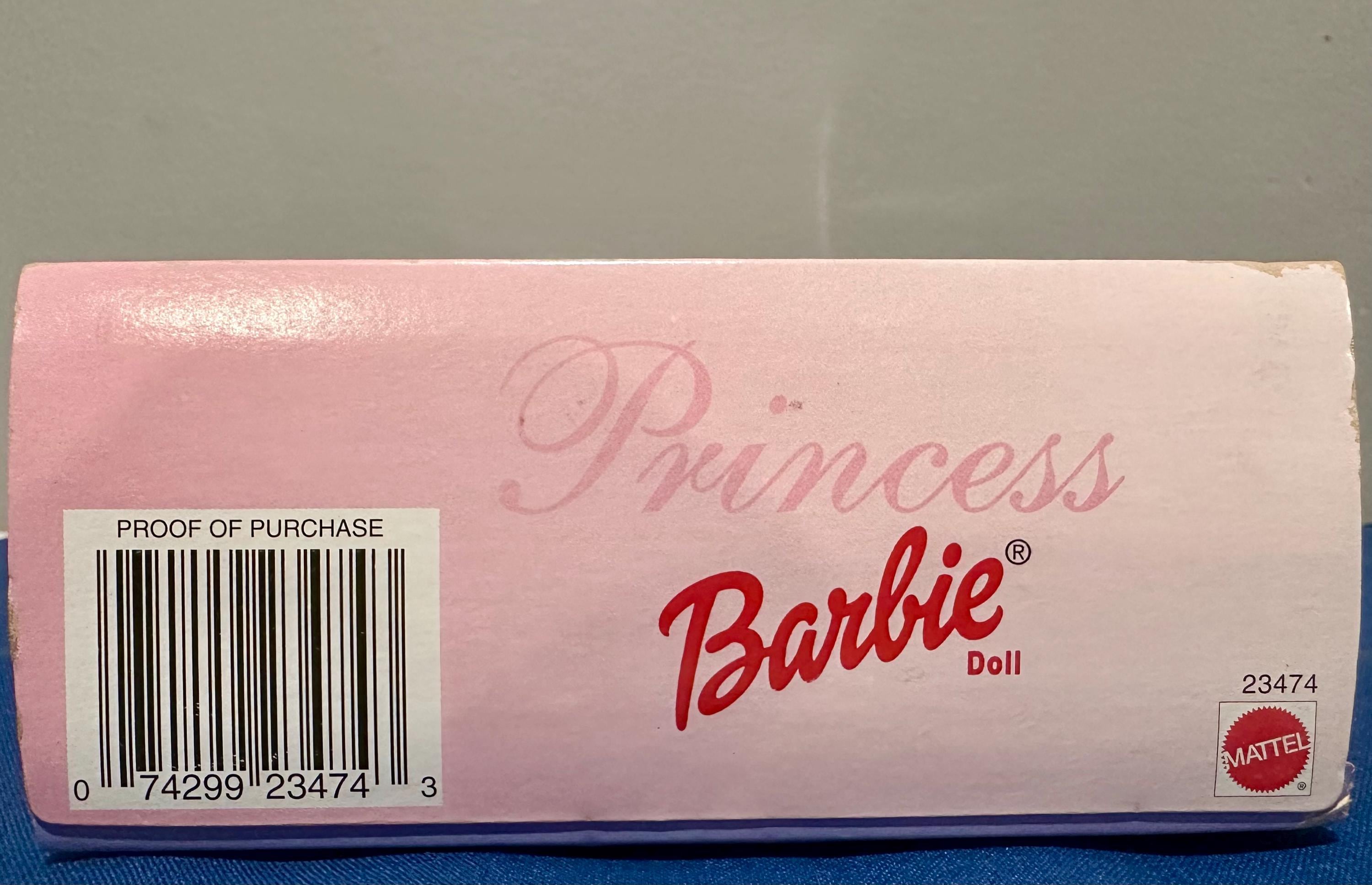 Vintage 1999 Mattel Princess Barbie New in Box No.23474 - Etsy Norway