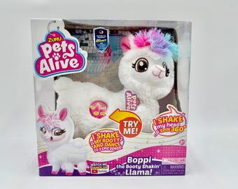 ¡Bobbi la llama que mueve el trasero, de Zuru Pets Alive! Nuevo en caja.