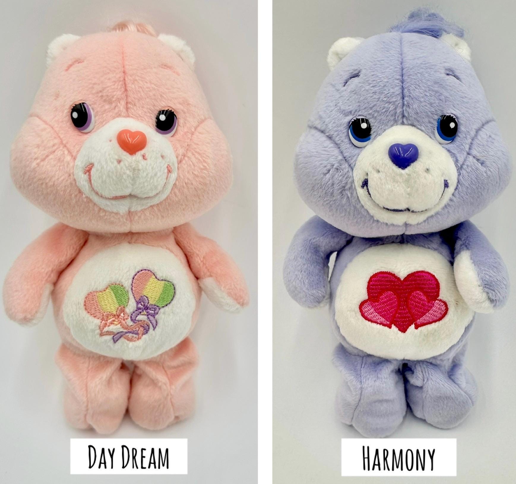 Carlton Cards/ 20th Anniversary Vintage 2002 Plush Care Bears and