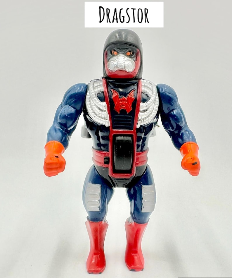 Vintage 1980s Mattel He-Man Masters of The Universe Action Figures Dragstor