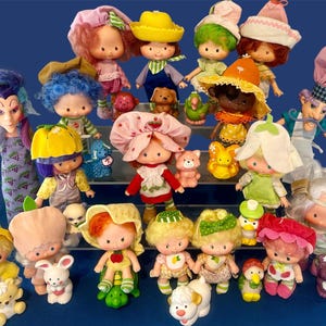 Muñecas Kenner Strawberry Shortcake y Friends de la década de 1980 con mascotas *Elige la tuya*