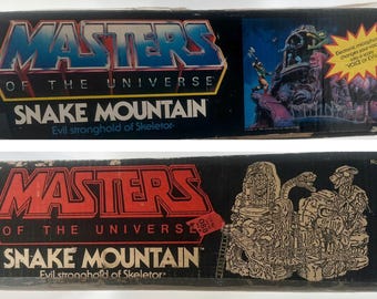 1980年代のヴィンテージ マスターズ オブ ザ ユニバース スネーク