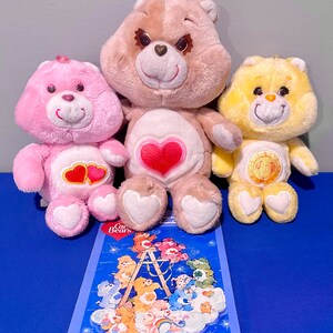 ヴィンテージテディベア 3体セット カナダ BINKLEY BEAR リバティ Vintage 1983 Kenner Care Bears, Bundle of Three With 1983 Care