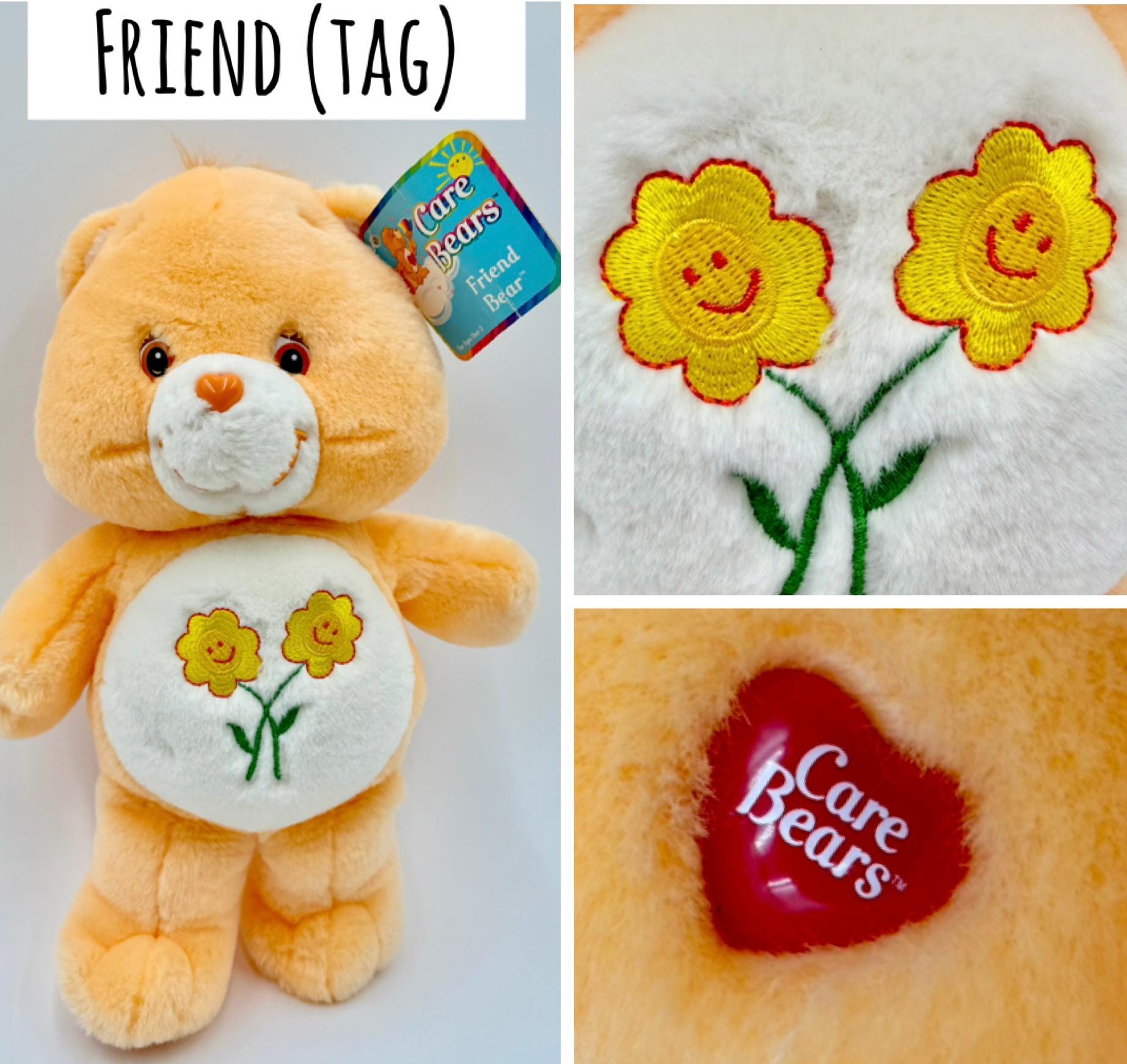 ヴィンテージ/モダン 13インチ ぬいぐるみ ケアベアとケアベアカズンズ