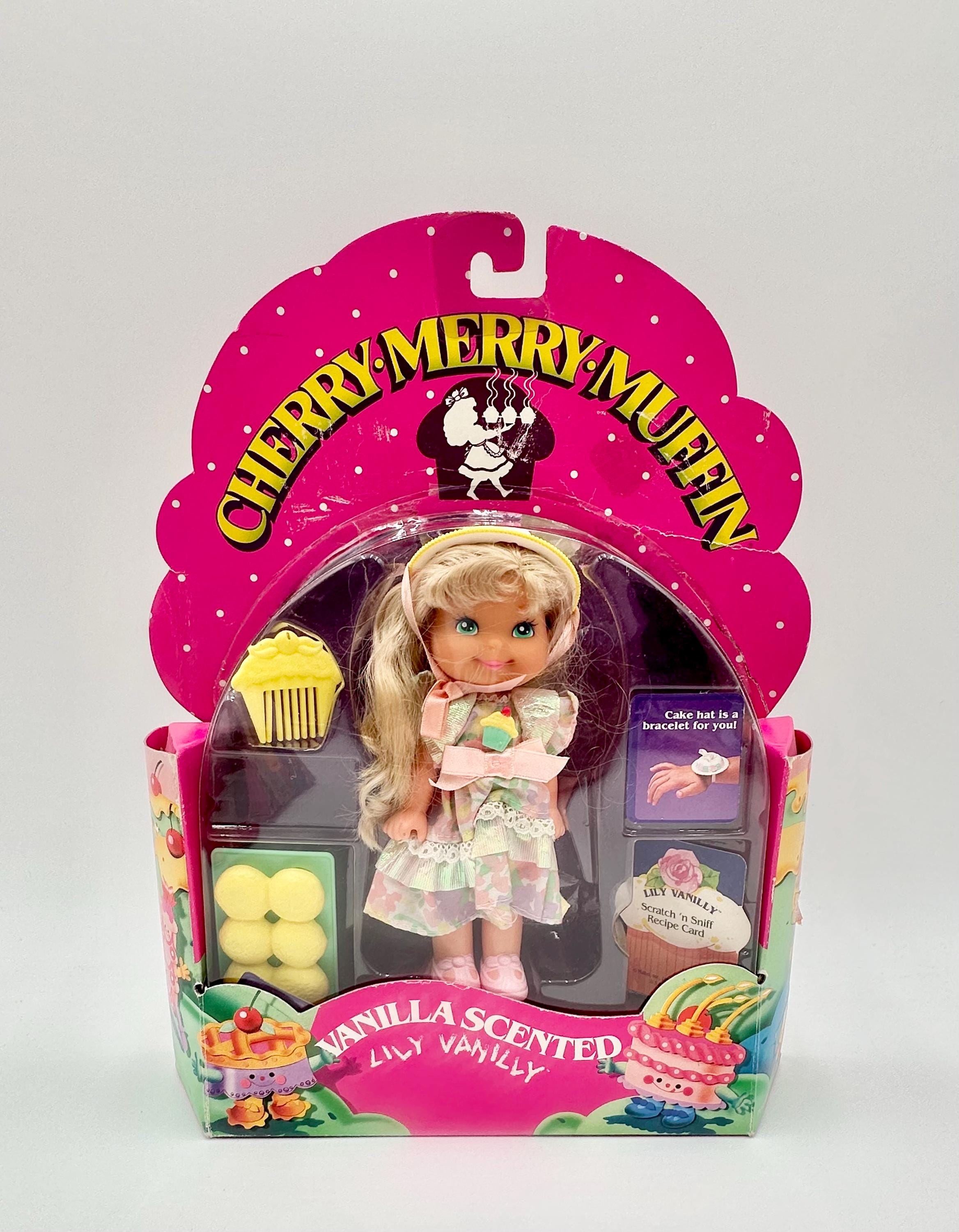 メリーソート チーキー／Cheeky BRIGHTEYES Vintage 1989 Cherry Merry Muffin Doll Lily Vanilly With Original
