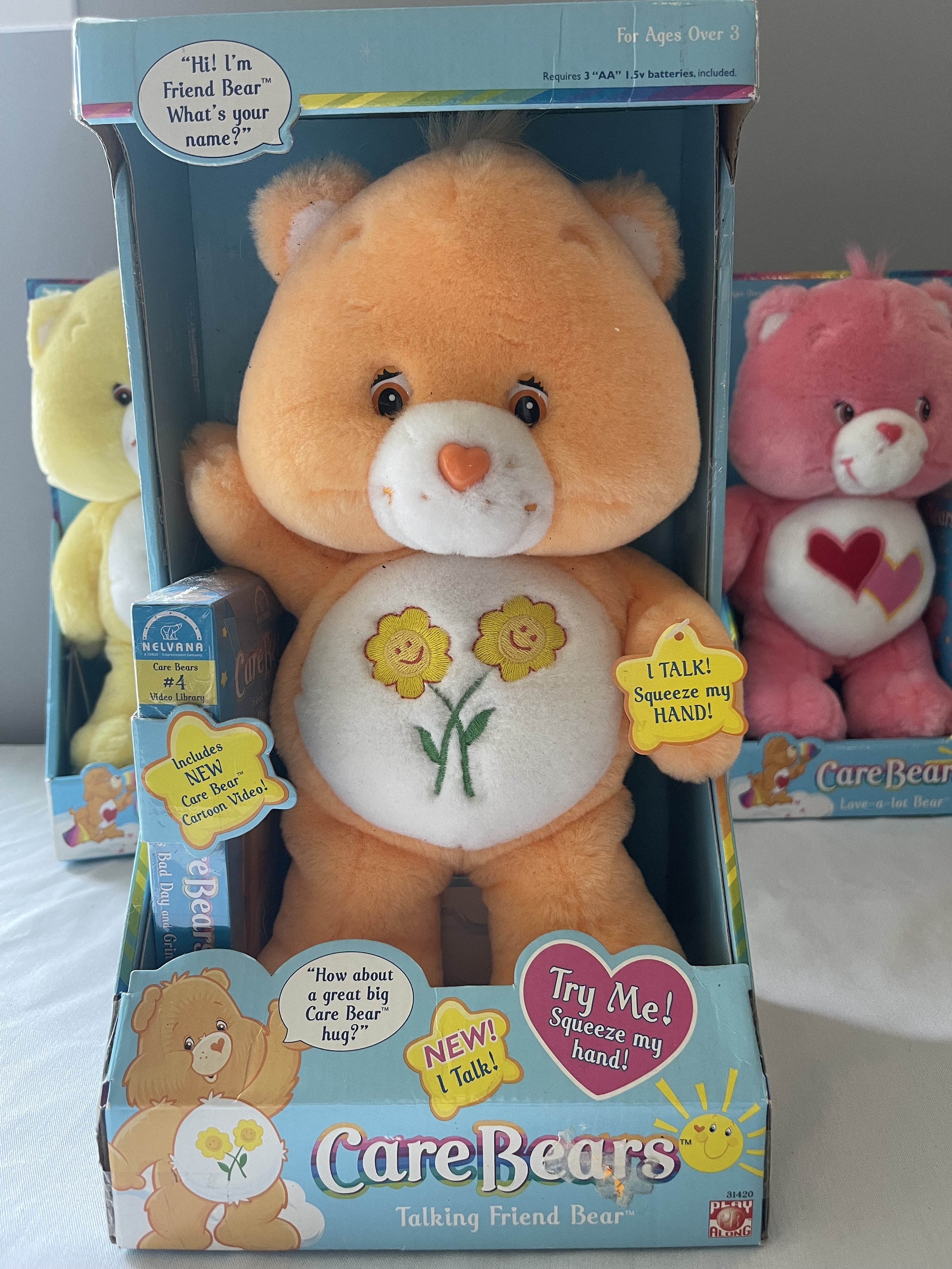 Vintage Care Bears 200203 New in Box Vhs/talking Pick Your Etsy