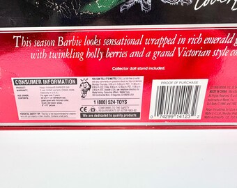 1995 Vintage Mattel Happy Holidays Special Edition Barbie New in