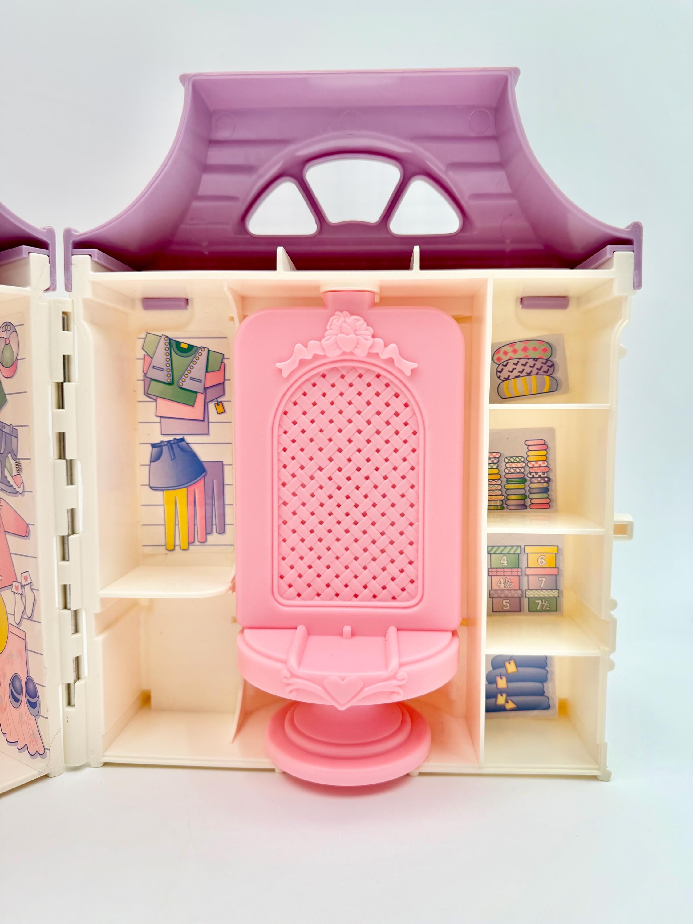 Vintage 1990s Fisher-price Dream Doll House Village Dress Shop No