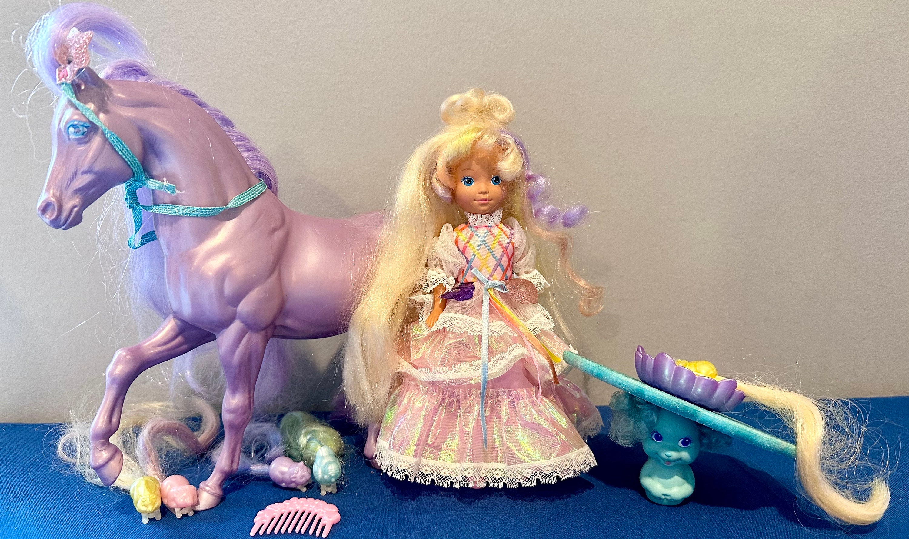 Vintage Mattel 1980s Lady Lovely Locks Doll, Silky Mane Vintage Mattel 1980s Lady Lovely Locks Doll, Silky Mane