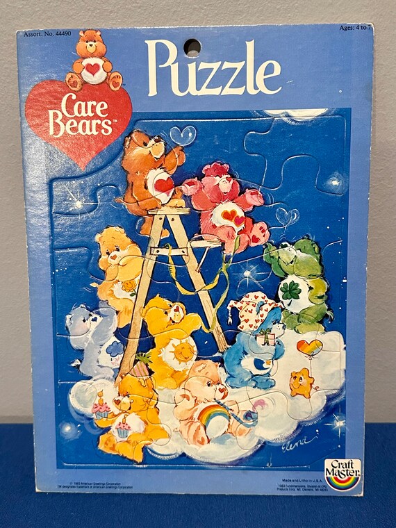 Vintage 1983 Kenner Care Bears, Bundle of Three With 1983 Care
