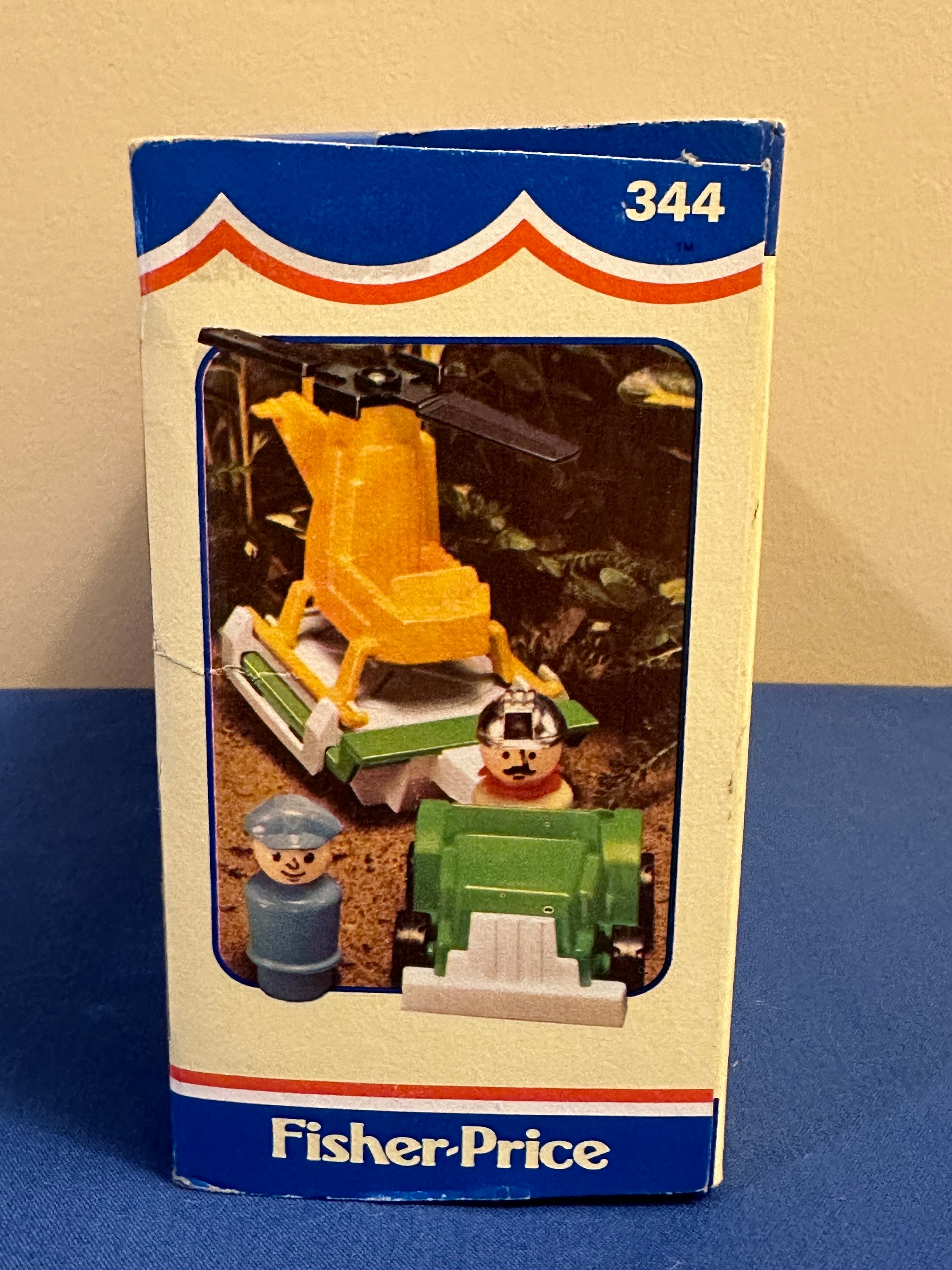 Vintage Fisher Price #344 Little Trucks “copter Rig