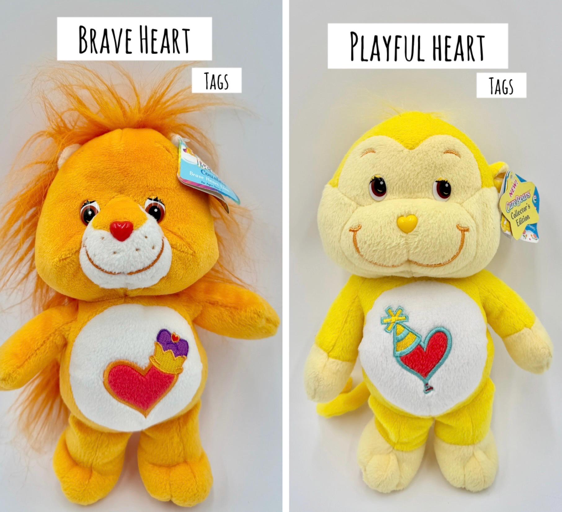 2000年代のヴィンテージ 10インチ ケアベアとケアベアカズンズ