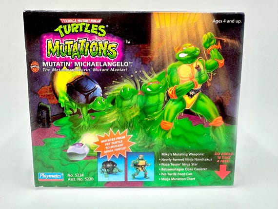 Vintage 1989 Playmates Teenage Mutant Ninja Turtles Mutations