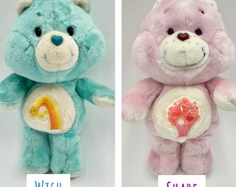 Care Bears 1983年　ヴィンテージ　4点セット　稀 Vintage 1983 Care Bears Posable 4” Figure WISH Turquoise