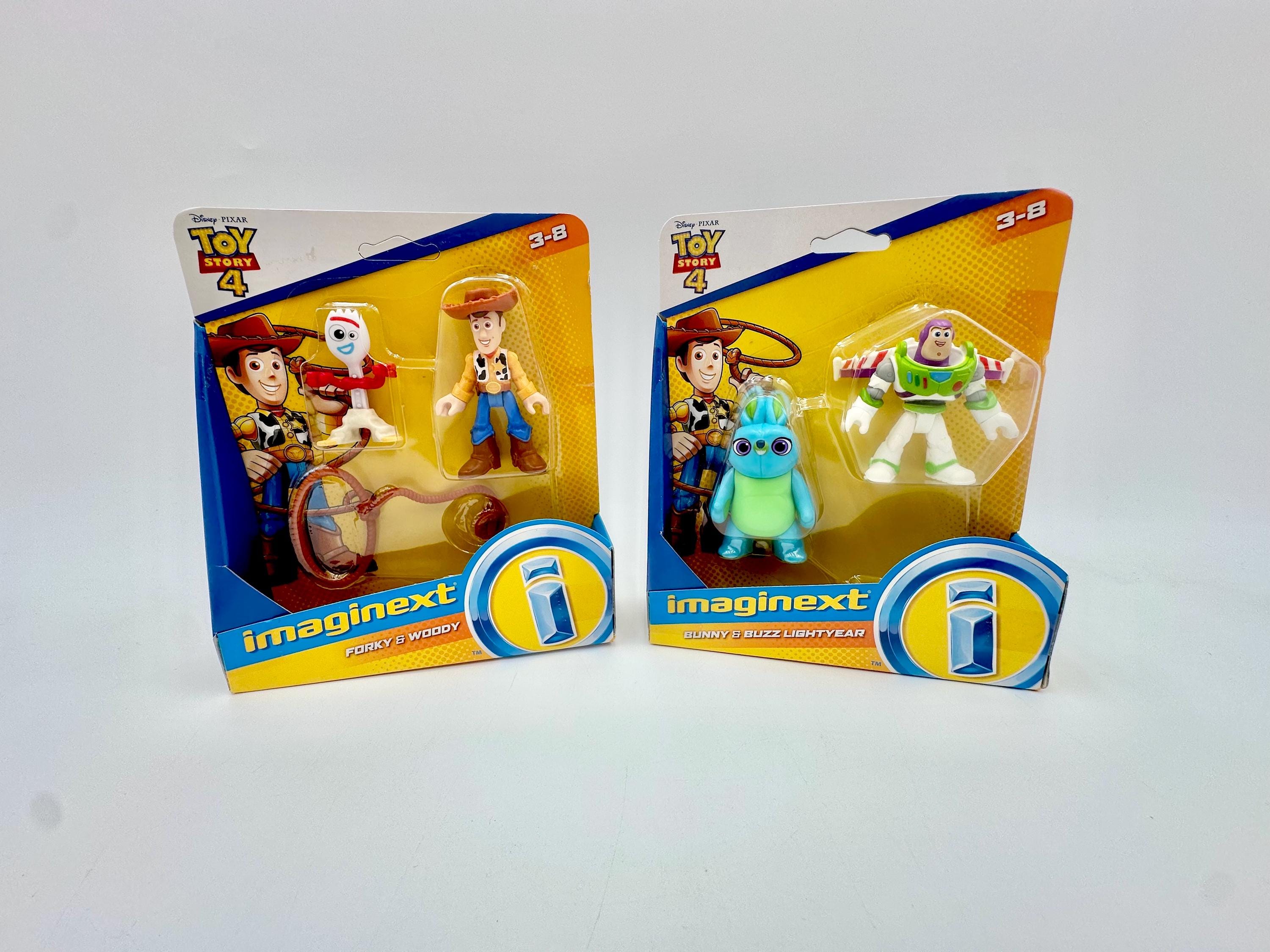 Fisher-price Imaginext Pixar Toy Story 4 Woody/forky and Buzz