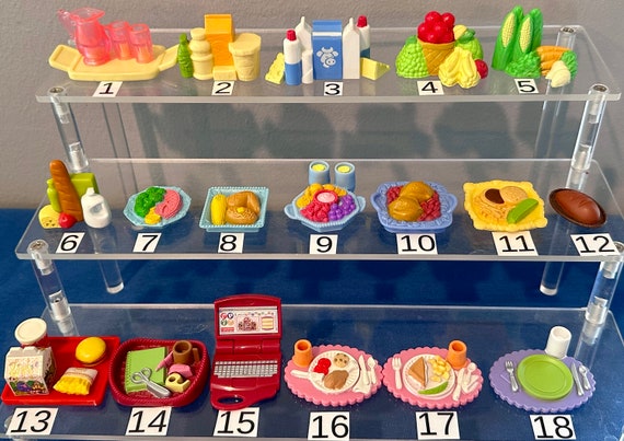 Vintage Fisher Price Loving FamilyDream Dollhouse Playskool Accesorios de cocina Comida Etsy Mexico