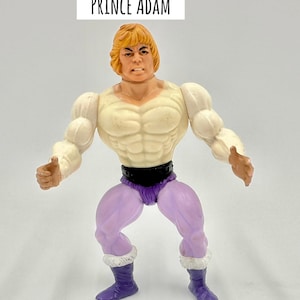 Vintage 1980s Mattel He-Man Masters of The Universe Action Figures Prince Adam