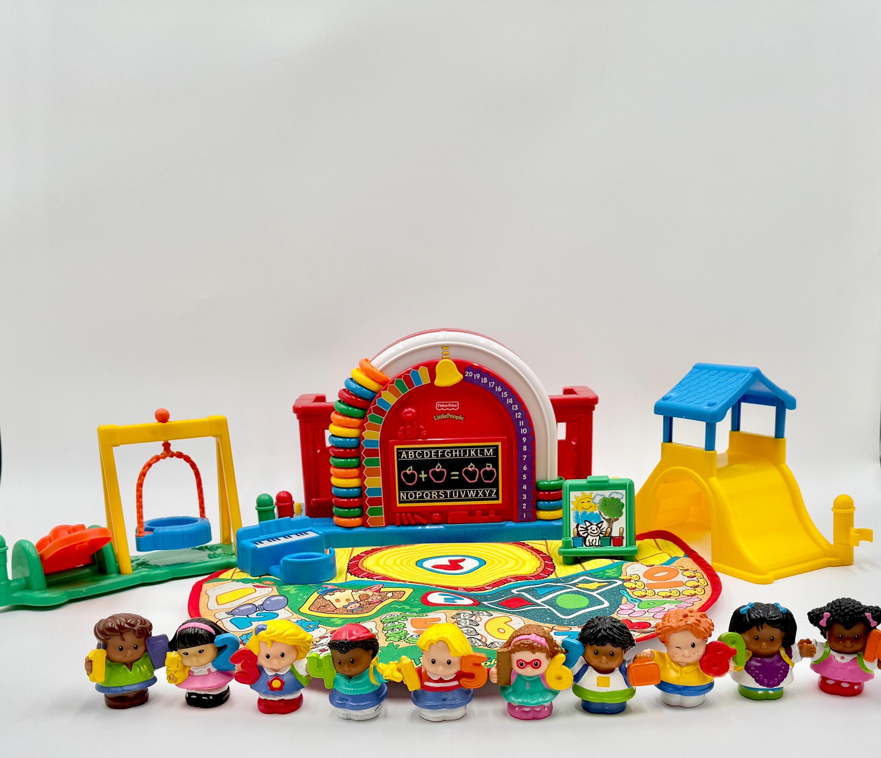 Fisher-price 2006 Little People Time-to-learn Preschool Complete