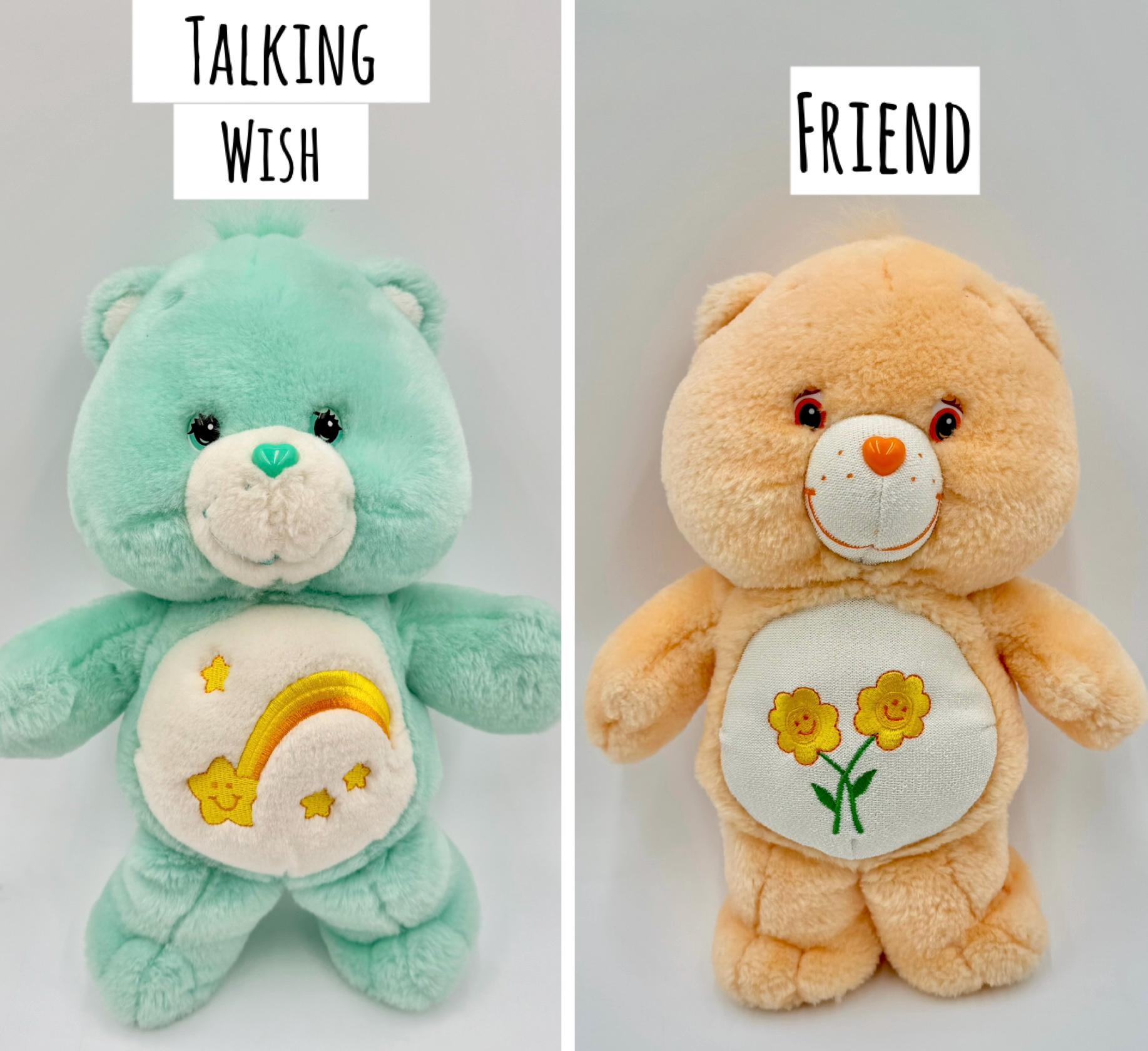 ヴィンテージ/モダン「13インチ」ぬいぐるみケアベアとケアベア