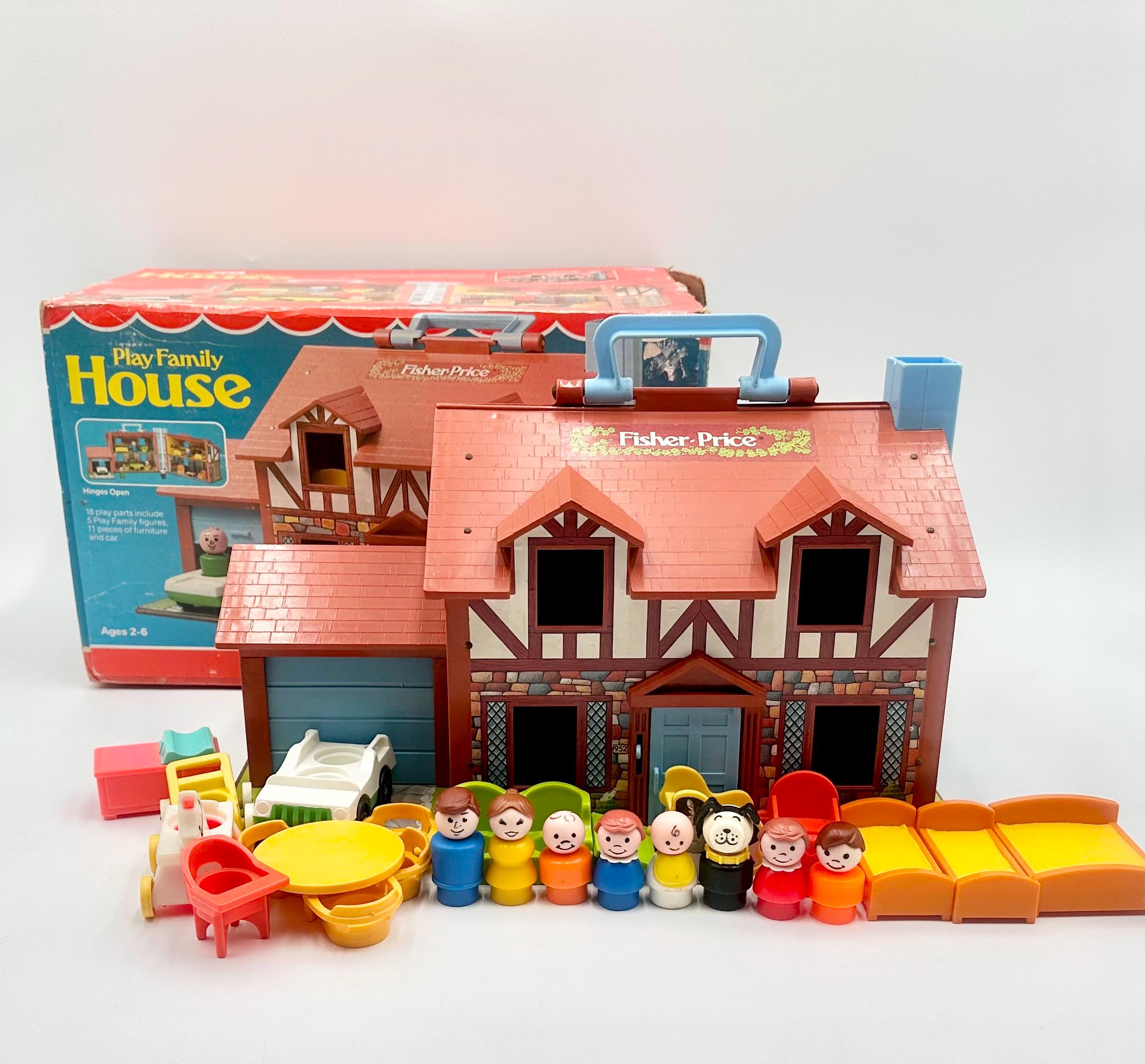 Vintage fisher price little people Play Family personnage figure Enfant