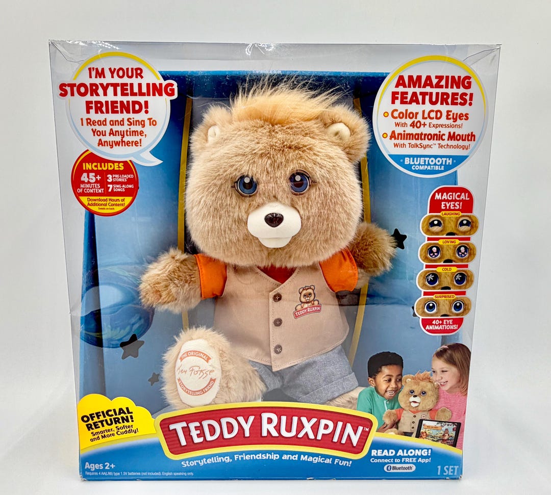 2017 Teddy Ruxpin Talking Interactive Bear SEALED New in Box
