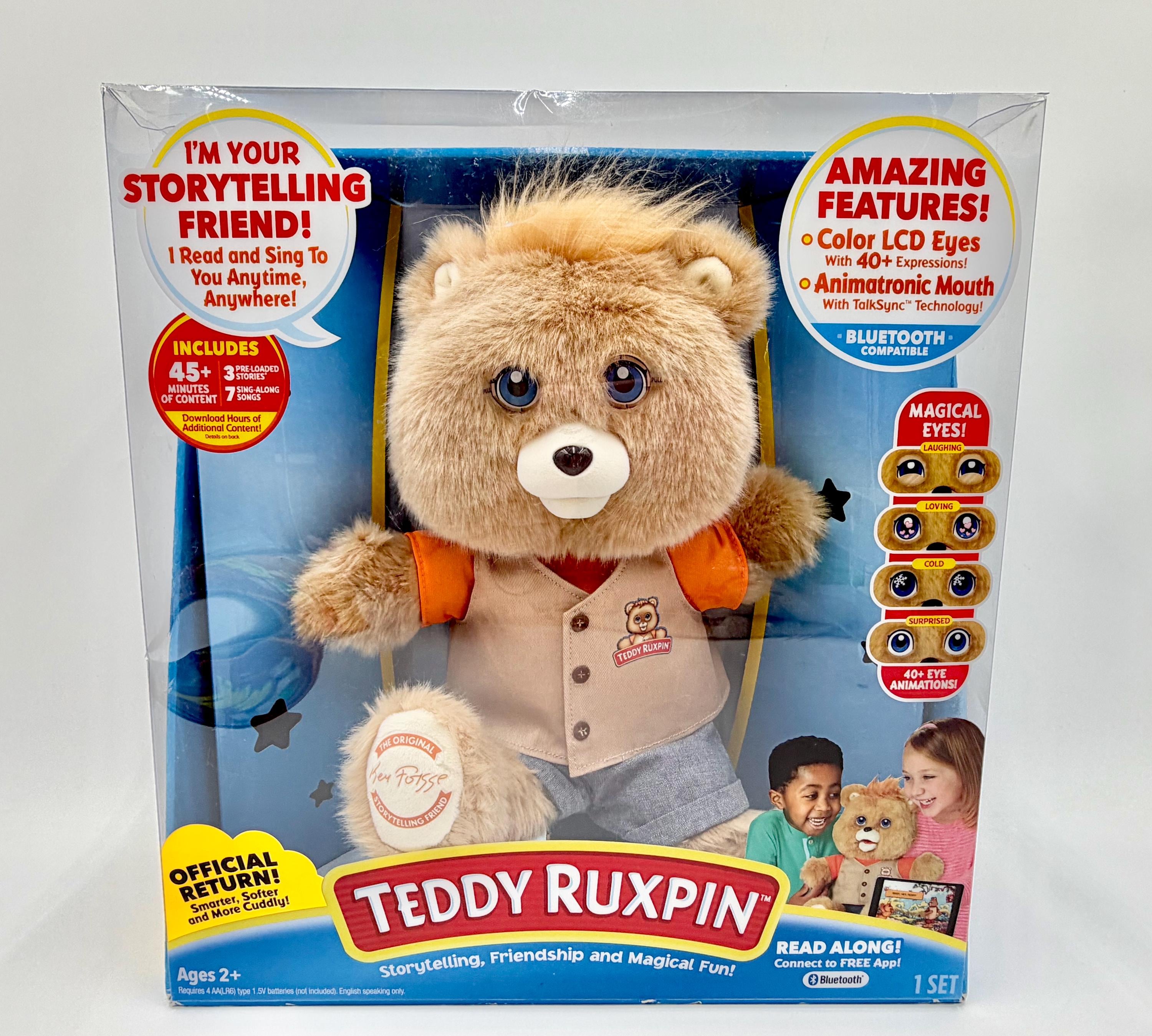 2017 Teddy Ruxpin Talking Interactive Bear SEALED New in Box - Etsy