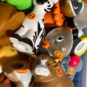 ヴィンテージ 2004 フィッシャープライス リトルピープル A-Z ラーニング動物園 交換用動物 各別売り