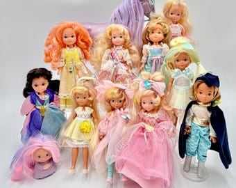 Vintage Mattel 1980s Lady Lovely Locks and the Pixie Tails Dolls