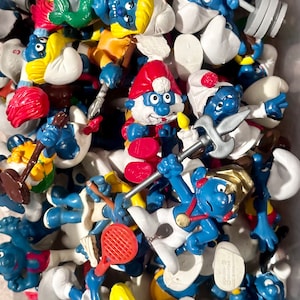 ヴィンテージ スマーフ フィギュアセット Papa smurf figurine - Etsy 日本