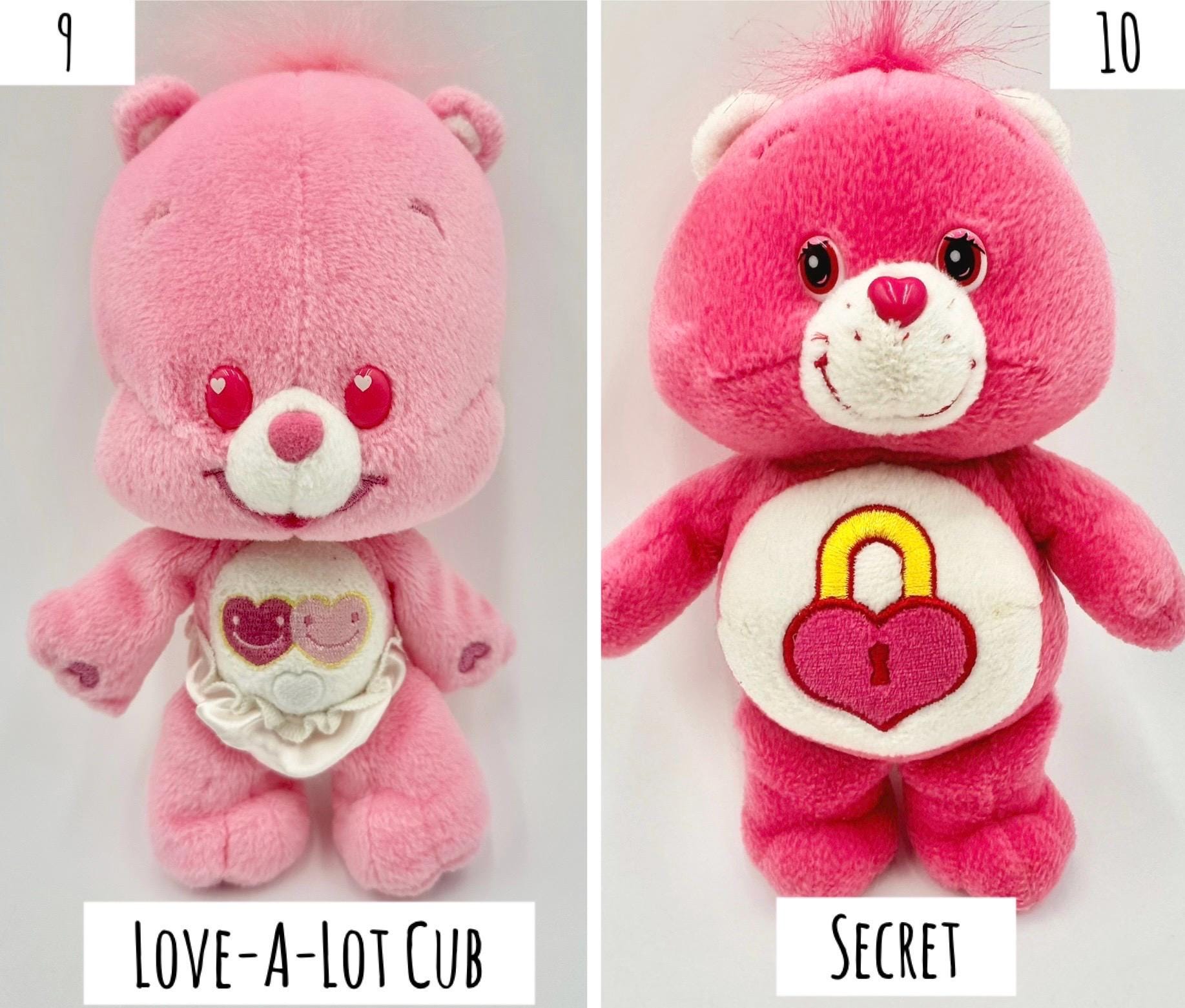 ヴィンテージ/モダン 2002-16 8-9インチ ケアベアとケアベアカズンズ