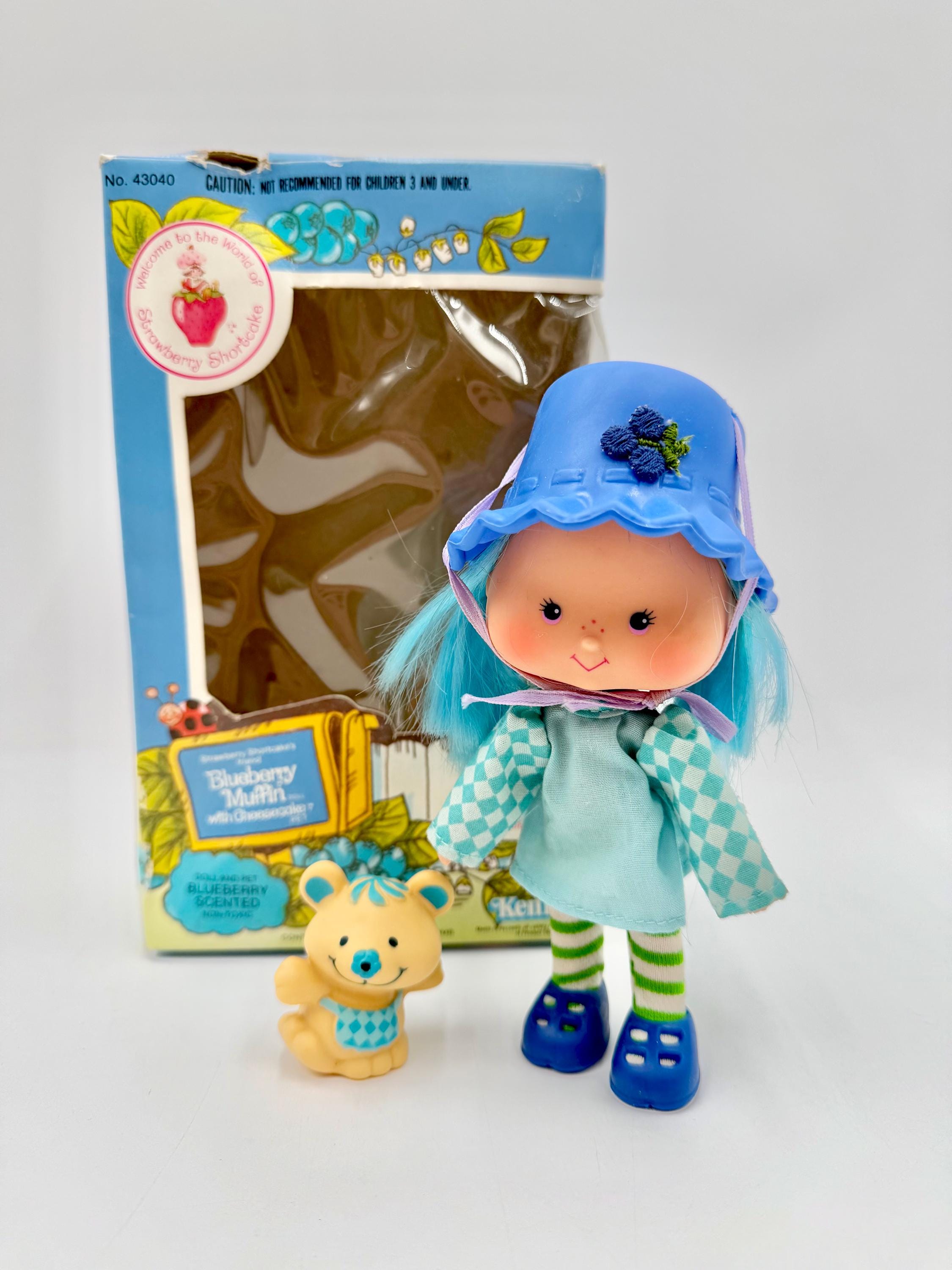 Vintage 1980 Kenner Classic Strawberry Shortcake Friend Blueberry