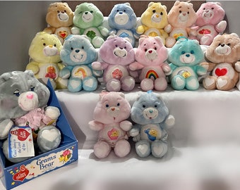 1983 "13" Inch Vintage Plush Care Bears *PICK YOUR OWN*