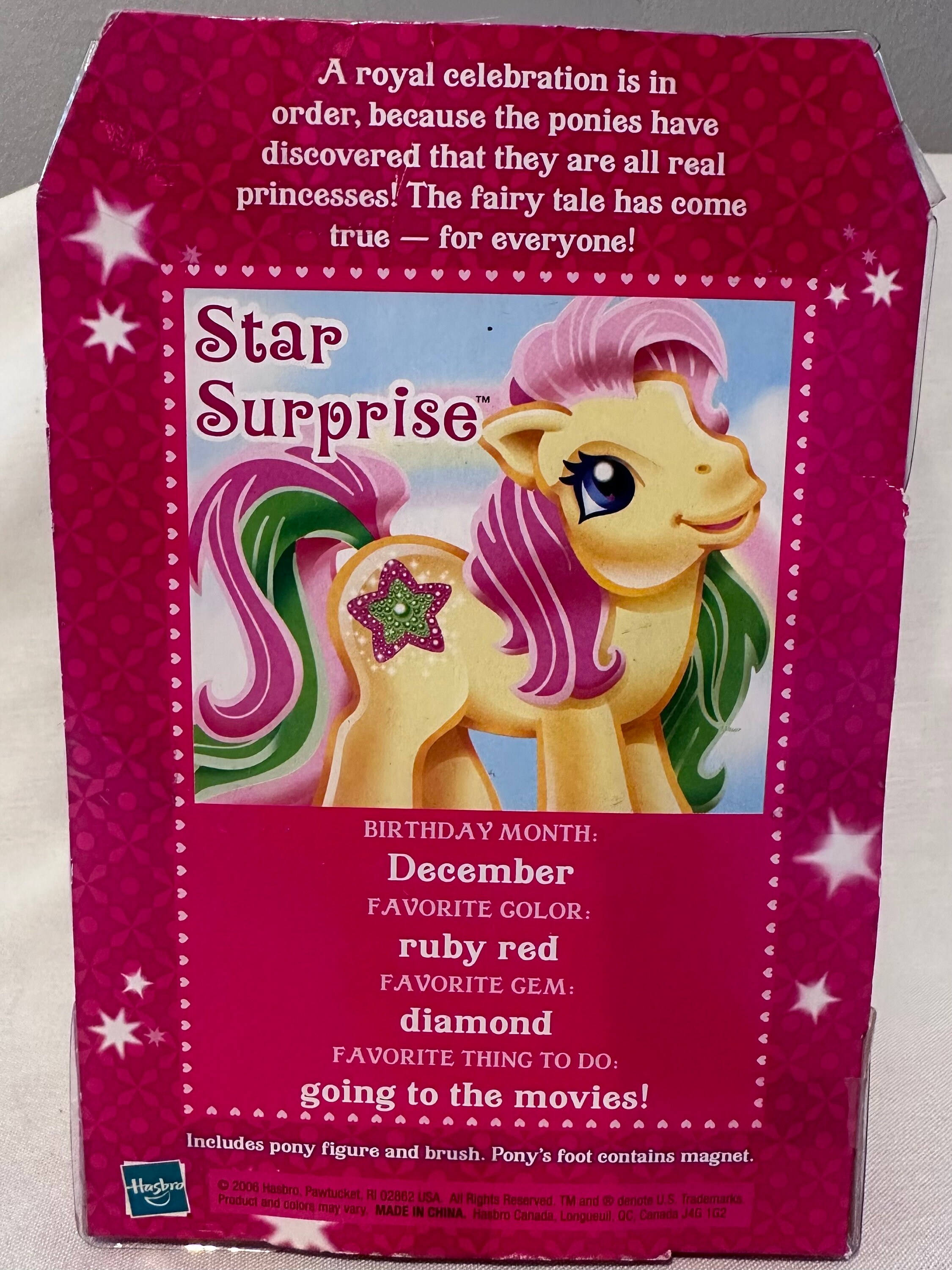 2006 My Little Pony Star Surprise Crystal Princess Design