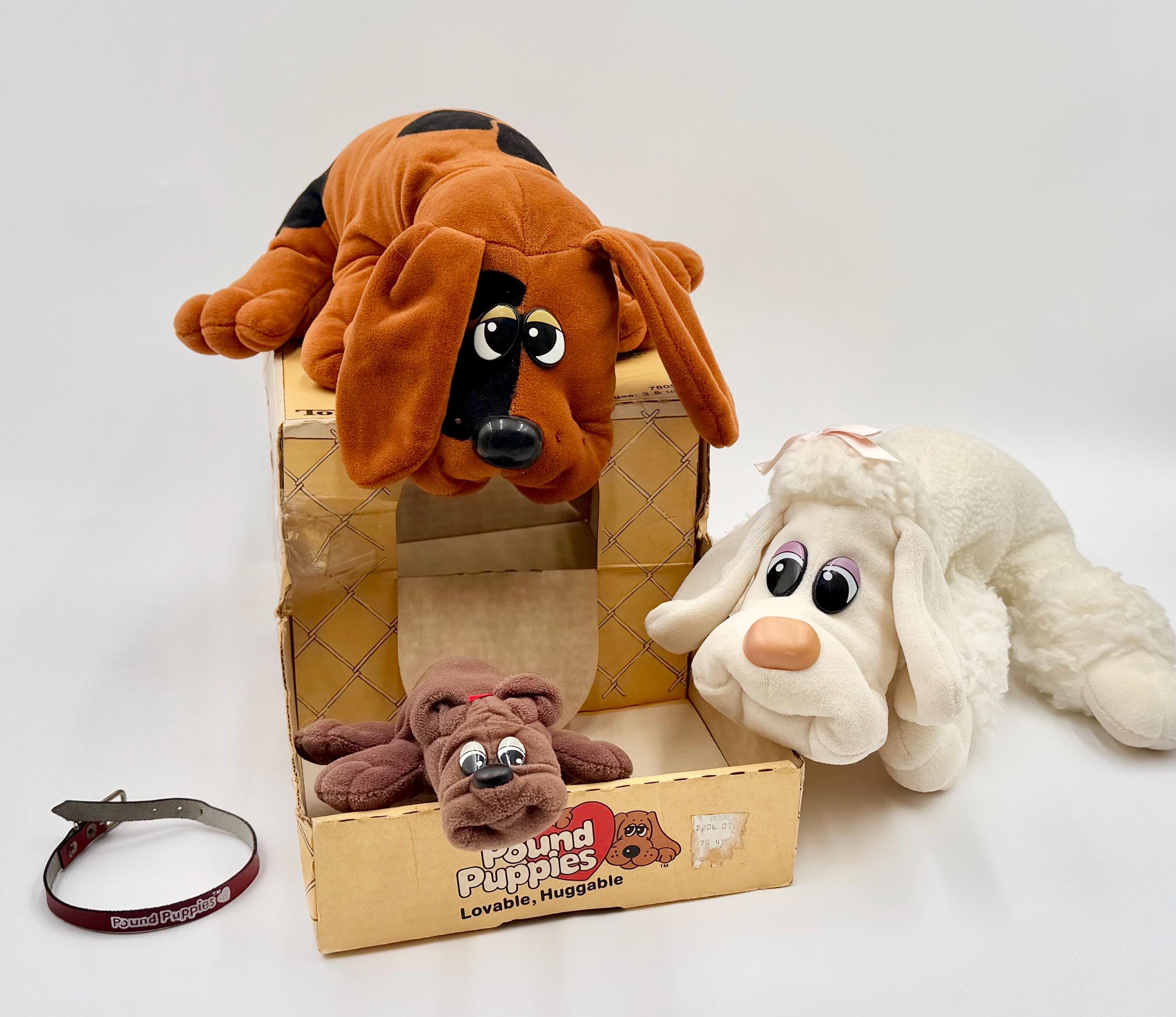 Three 1985 Tonka Pound Puppies One in Open Box - Etsy